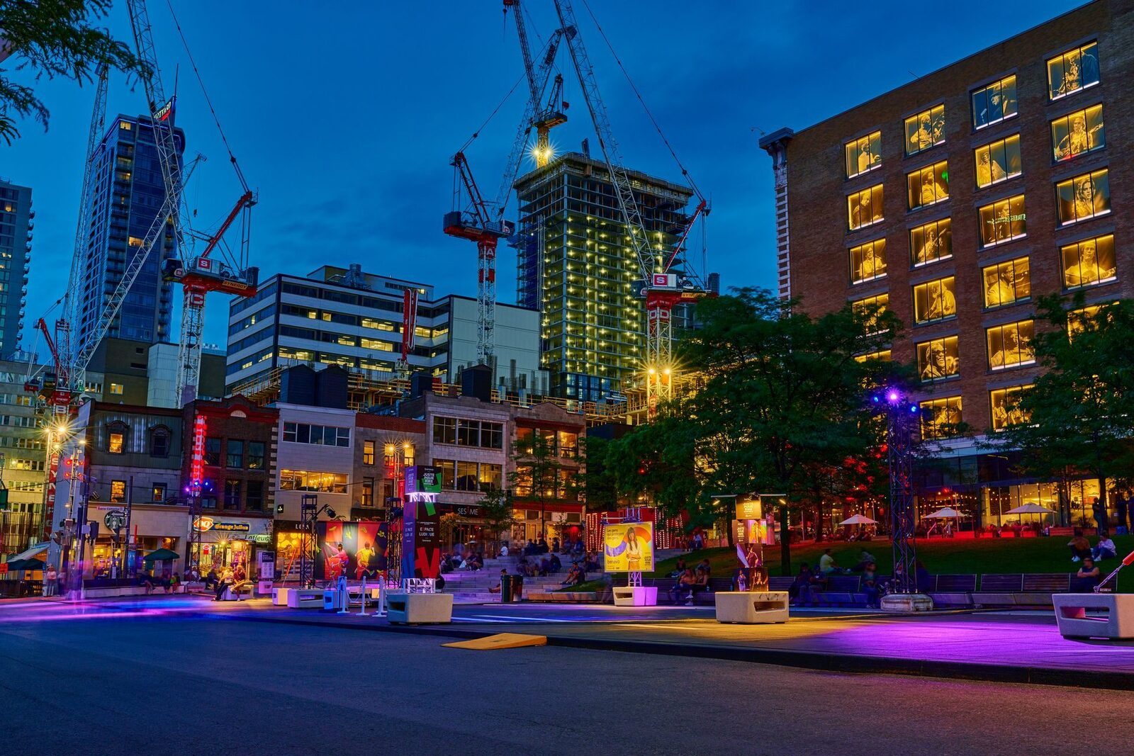 High-rise construction project in Beirut